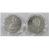 Image 1 : 2-SILVER COMMEM DOLLARS; 1997 JACKIE ROBINSON UNC