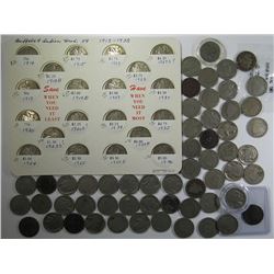 NICKEL LOT; 33- BUFFALO WITH DATE, 7- NO DATE,