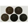 Image 1 : (5) LARGE CENTS:  1827 THRU 1831