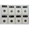 Image 2 : 8- ANACS EF 40 Mercury Dimes 10C