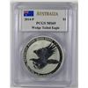 Image 1 : 2014 AUSTRALIA WEDGE TAIL SILVER DOLLAR