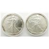 Image 1 : 1994 & 1991 AMERICAN SILVER EAGLES