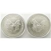 Image 2 : 1994 & 1991 AMERICAN SILVER EAGLES