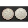 Image 1 : 1988 & 1997 AMERICAN SILVER EAGLES