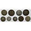 Image 2 : 9-SILVER FOREIGN 1800s COINS