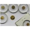 Image 2 : 5 - 14K GOLD MINITURE COINS;