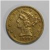 Image 1 : 1899 $5 LIBERTY GOLD COIN