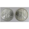 Image 1 : 1994 & 2002 .999 SILVER ONE OUNCE EAGLE