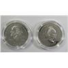 Image 1 : 2 - PROOF SILVER COMMEM DOLLARS;