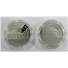 Image 2 : 2 - PROOF SILVER COMMEM DOLLARS;