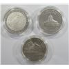 Image 2 : 3 - PROOF COMMEM SILVER DOLLARS;