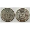 Image 2 : 1880-S & 1881-S MORGAN SILVER DOLLARS BU