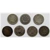 Image 2 : 7-SEATED DIMES: 1852, 1853 ARROWS, 1857, 1891-S,