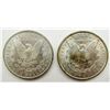 Image 2 : 2-BU MORGAN DOLLARS 1887 &1889