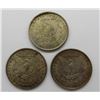 Image 2 : 3-MORGAN SILVER DOLLARS:  1888-1890