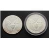 Image 2 : 1988 & 2014 AMERICAN SILVER EAGLES