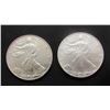 Image 1 : 1997 & 2004 AMERICAN SILVER EAGLES