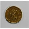 Image 1 : 1851 $1 LIBERTY GOLD COIN