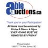 Image 1 : ALL ITEMS MUST BE REMOVED BY FRIDAY 4:00PM