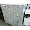 Image 2 : HON GREY 4 DRAWER LEGAL SIZE VERTICAL FILE CABINET