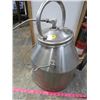 Image 2 : STAINLESS STEEL MILK PAIL CONVERTED INTO A STILL