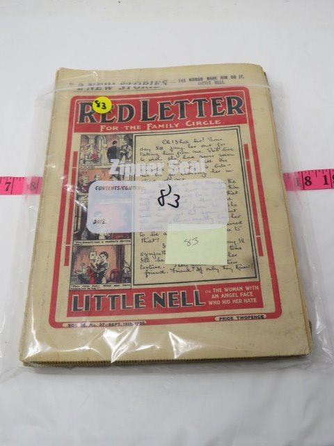 Red Lettering Magazine RED LETTER MAGAZINE (1930S) - Schmalz Auctions
