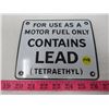 Image 1 : PUMP PLATE SIGN (ANTIQUE)