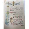 Image 3 : LOT INCLUDING, 1915 COMMUNION CARD AND 1936 CHRISTMAS BOOK