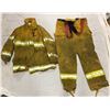 Image 1 : FIRE GEAR JACKET AND PANTS (SIZE LARGE)