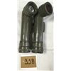 Image 1 : 2 PACK CANADIAN ARMY SURPLUS FLASHLIGHTS (INCLUDED REPLACEMENT RED LENSE)