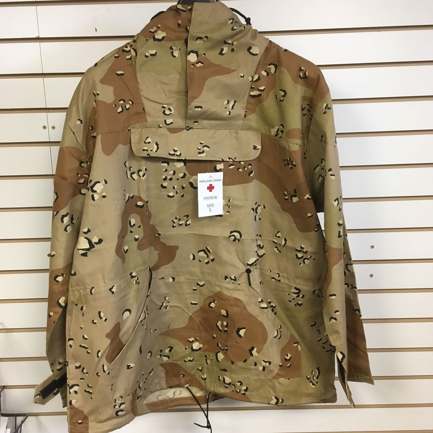 ANORAK PARKA (DESERT STORM CAMO PATTERN) (SIZE M)
