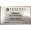 Image 1 : AMMO (FEDERAL) *7.62 X 51MM) (308 WIN) *149 GRAIN* (FMJ) *20 ROUNDS*
