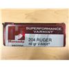 Image 1 : AMMO ( HORNADY SUPERFORMANCE) *204 RUGER* (40 GRAIN) *20 ROUNDS*