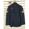 Image 1 : HEAVY WEIGHT AIR FORCE COAT (MEN'S LARGE) *MASTER CORPORAL INSIGNIA*