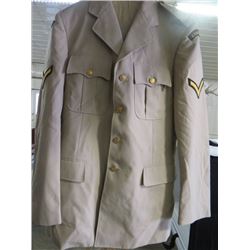 CANADIAN FORCES DRESS UNIFORM (1985) * 44" WAIST, 19" SLEEVES, 34" SHOULDER-PANTS 30" WAIST, 31" INS