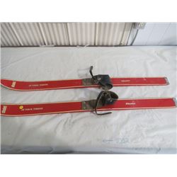 VINTAGE CHILD'S WOODEN SKI'S (JUNIOR THREE CHALET)