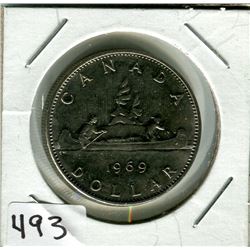 CANADIAN DOLLAR COIN (1969)