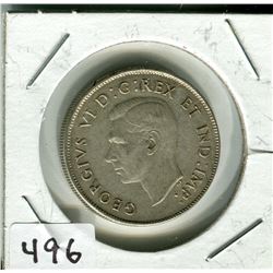 CANADIAN 50 CENT PIECE (1943)