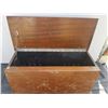 Image 2 : WOODEN KEEPSAKE BOX 20" X 9" X 9")