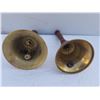 Image 2 : 2 BRASS BELLS (7" X 3" BOTH)