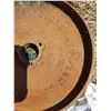 Image 2 : COCKSHUTT PLOW CO. CAST IRON SEEDER GUIDE WHEEL