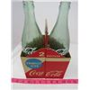 Image 2 : FAMILY SIZE PAPER CARTON WITH 2 BOTTLES (COCA COLA) *VINTAGE*