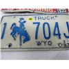 Image 2 : LOT OF 2 LICENSE PLATES (WYOMING)