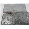 Image 4 : LOT OF 2 LICENSE PLATES (WYOMING)