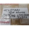 Image 2 : MILITARY LIVE ROUNDS 308 + 2 STRIPPER CLIPS- 70 ROUNDS