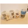 Image 1 : LOT OF 8 CUPS AND MUGS (FIREKING) *WHITE, DIFFERENT DESIGNS*