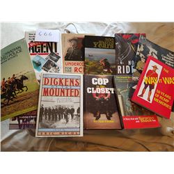 LOT OF 11 BOOKS (RCMP)