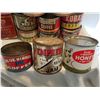 Image 2 : LOT OF 12 ASSORTED TINS (COFFEE, SYRUP, JAM, HONEY)