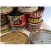 Image 4 : LOT OF 12 ASSORTED TINS (COFFEE, SYRUP, JAM, HONEY)