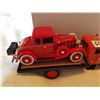 Image 2 : LOT OF 2 TOY TRUCKS ( 1941 CHEV FLAT BED, 1932 CHEV ROADSTER FIRE CAR)